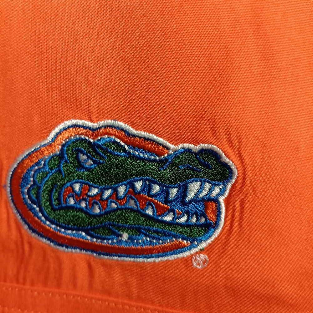 Columbia Men's Gators Orange Casual Button Down Shirt Cotton Large - Picture 4 of 9